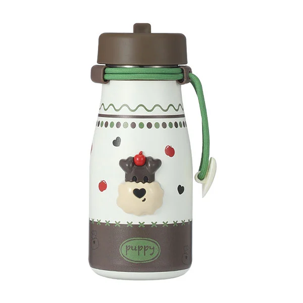 Chupa ya Maziwa ya Chuma cha pua yenye Majani