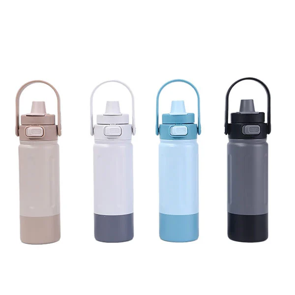 Chupa ya Michezo ya Chuma cha pua yenye Kishikio