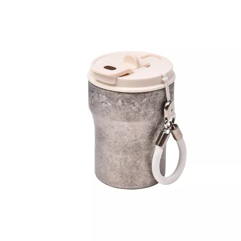 Mug ya Kahawa ya Kunywa Duo ya Titanium yenye Kifuniko